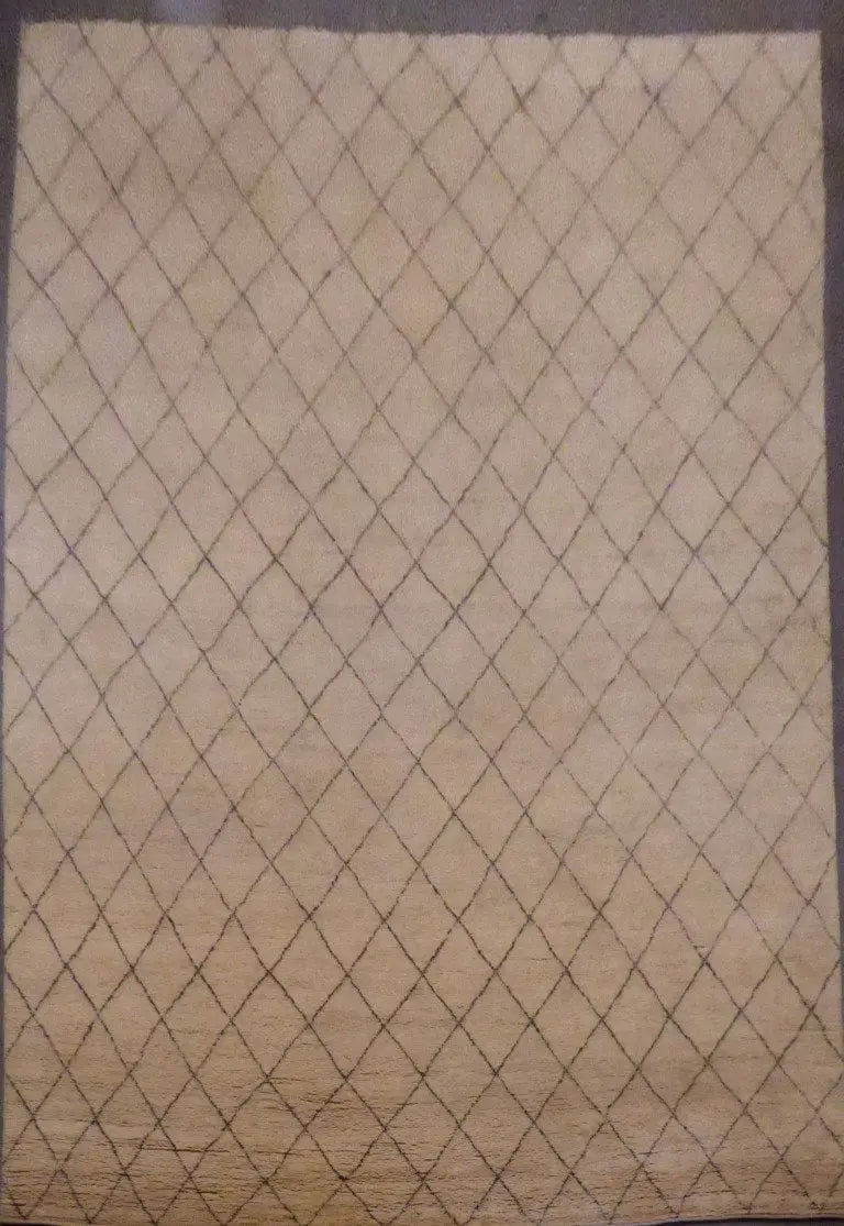 One Of The Kind Indian Modern Design Rug 13'9" X 10'2"